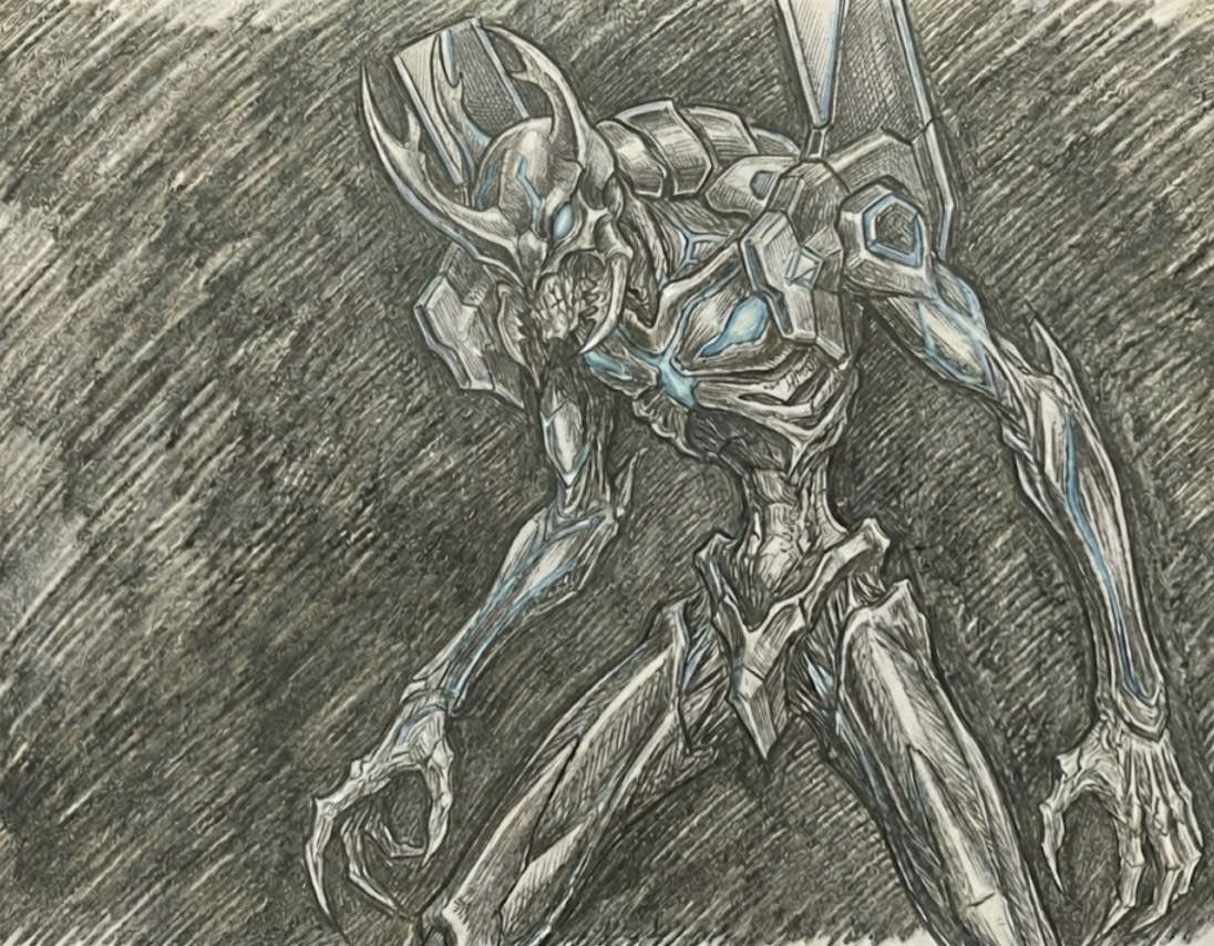 完全新規のエヴァってこんな感じで昆虫みたいだよな